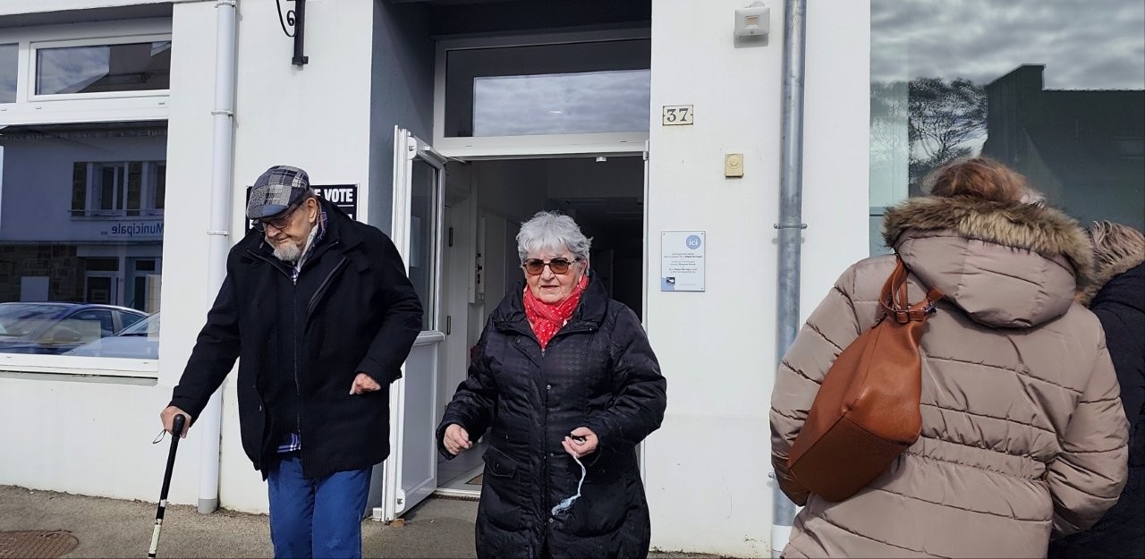 Municipales 1er tour Plougasnou dimanche 15 mars 2026. Photo pyb29